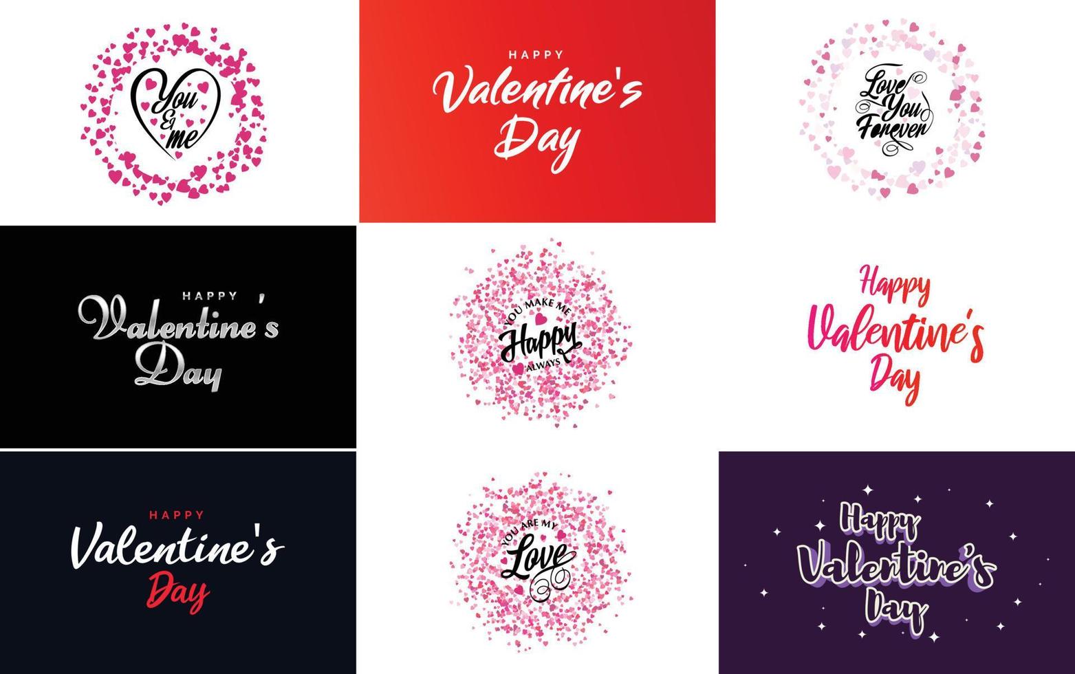 Love hand-drawn lettering with a heart design. Suitable for use as a Valentine's Day greeting or in romantic designs vector