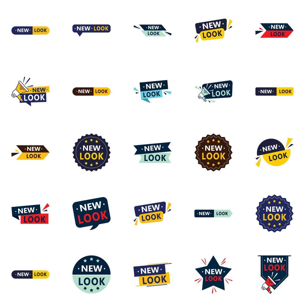 New Look 25 Innovative Vector Designs for a bold rebrand
