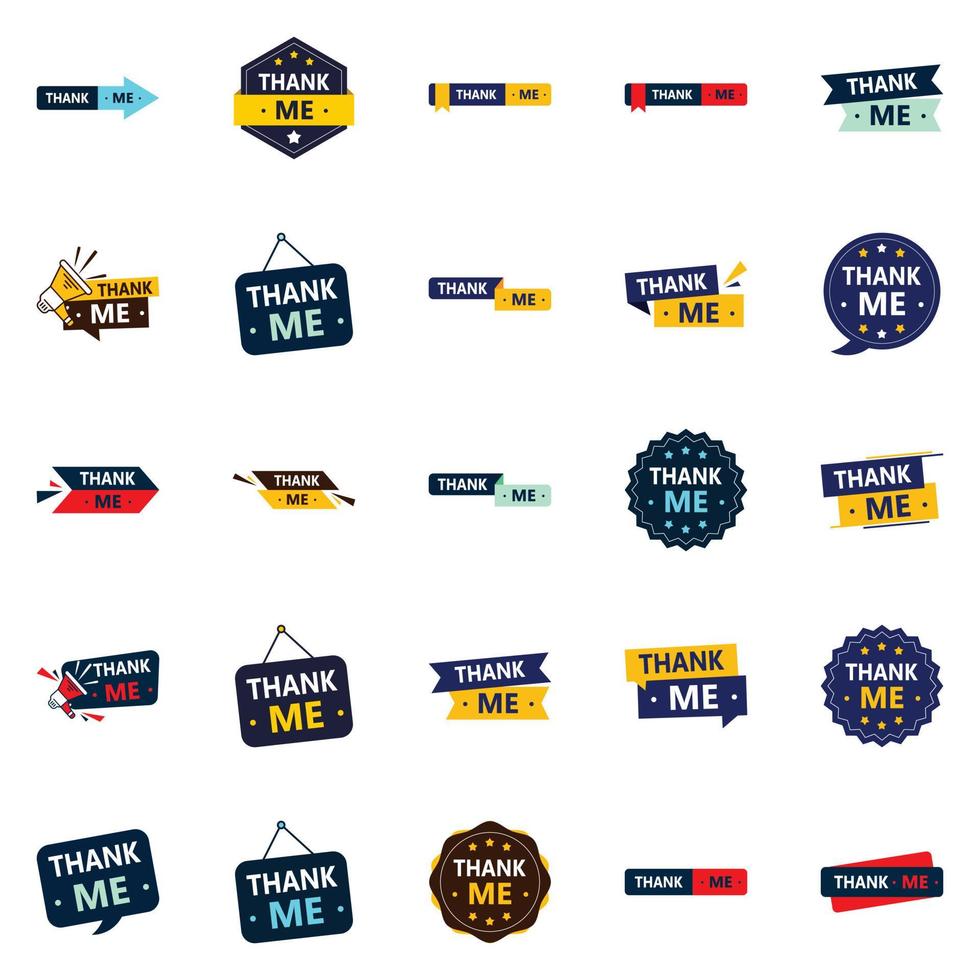 25-diverse-thank-me-banners-to-show-your-appreciation-18713423-vector