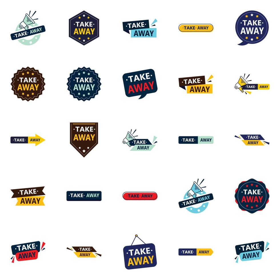 Take Away 25 High Impact Vector Banners to Make the Most out of Your Food Marketing Efforts