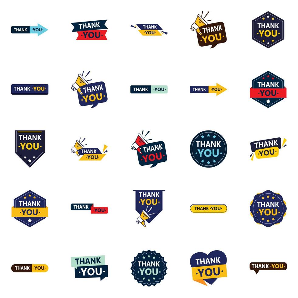 Thank You 25 Fresh Vector Images for a Modern and Heartfelt Way of Saying Thanks