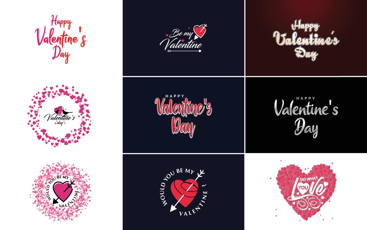 Valentine's lettering with a heart design. Suitable for use as a Valentine's Day greeting or in romantic designs vector