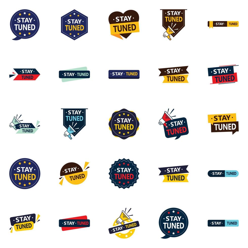 Stay Tuned 25 Innovative Vector Designs for a fresh approach to your marketing