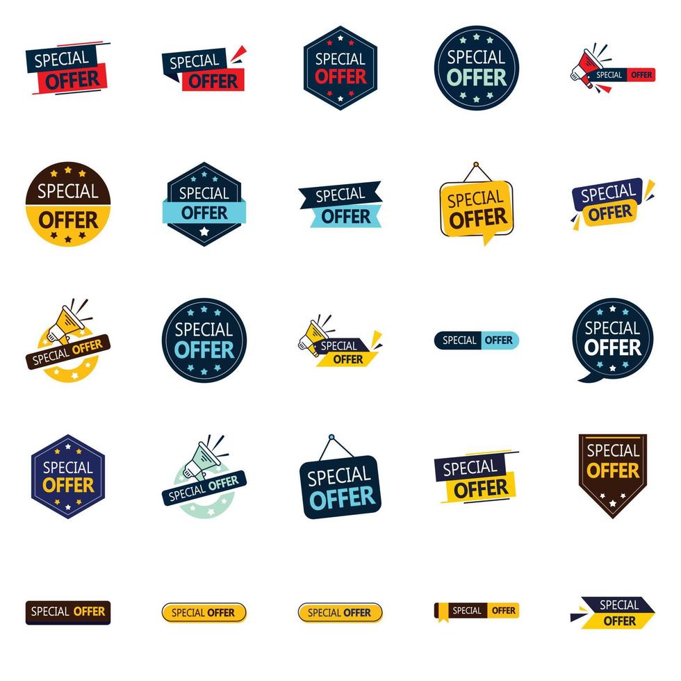 The Special Offer Pack 25 Distinctive Vector Designs for Graphic Designers