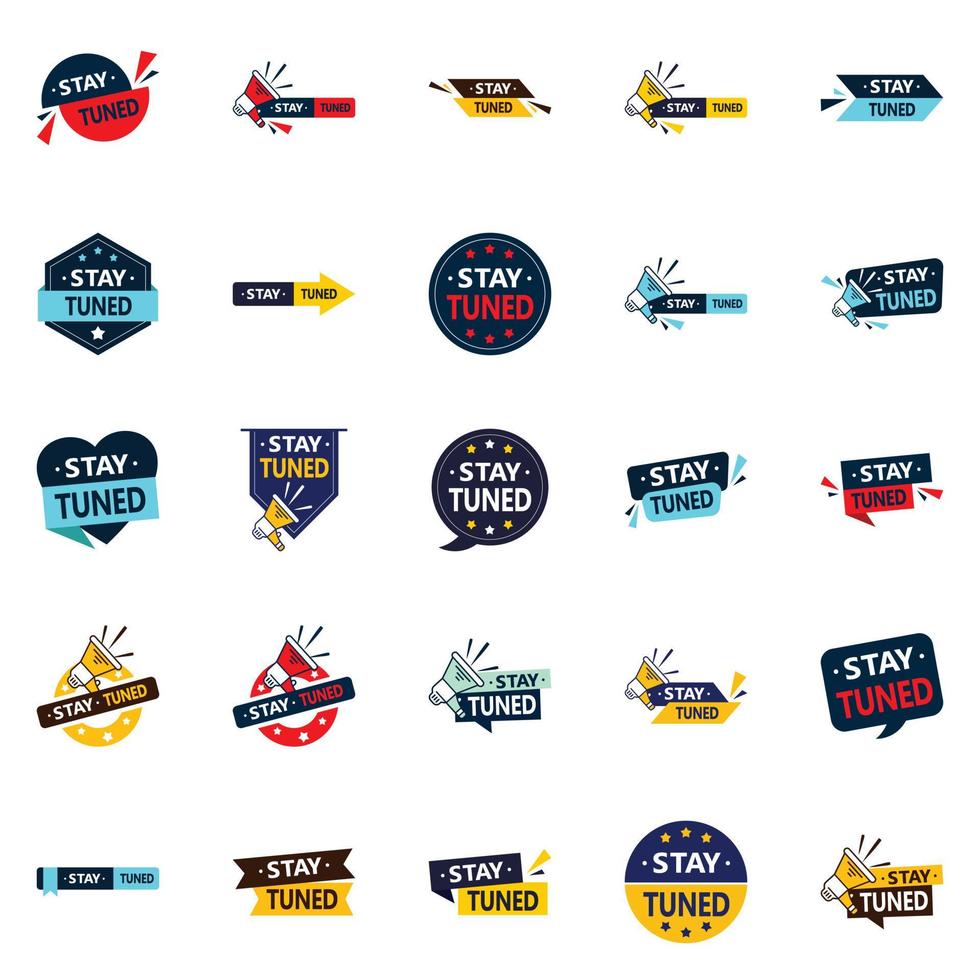 Stay Tuned 25 Innovative Vector Designs for a fresh approach to your marketing