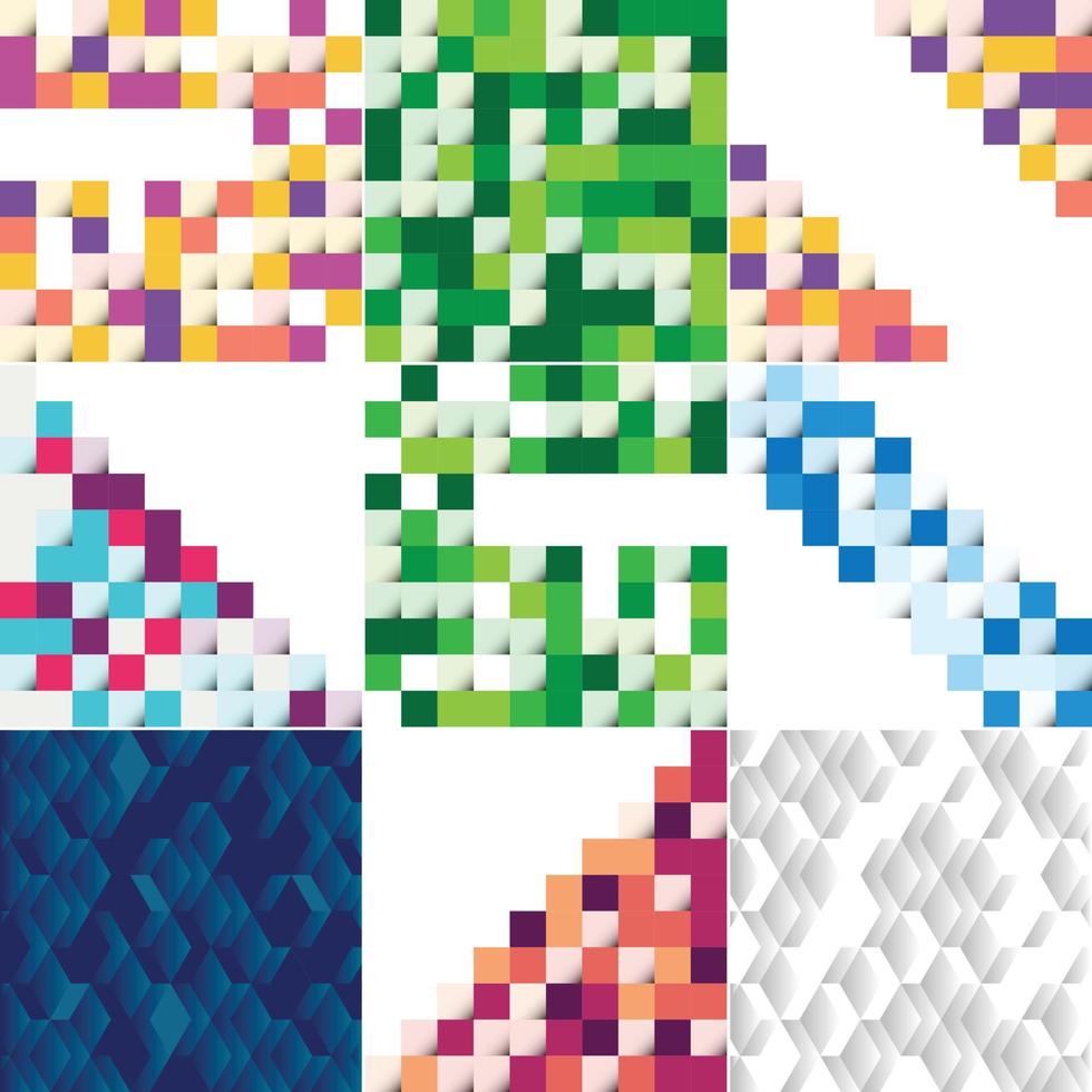 Vector background with an illustration of abstract texture featuring squares suitable for use as a pattern design for banners. posters. flyers