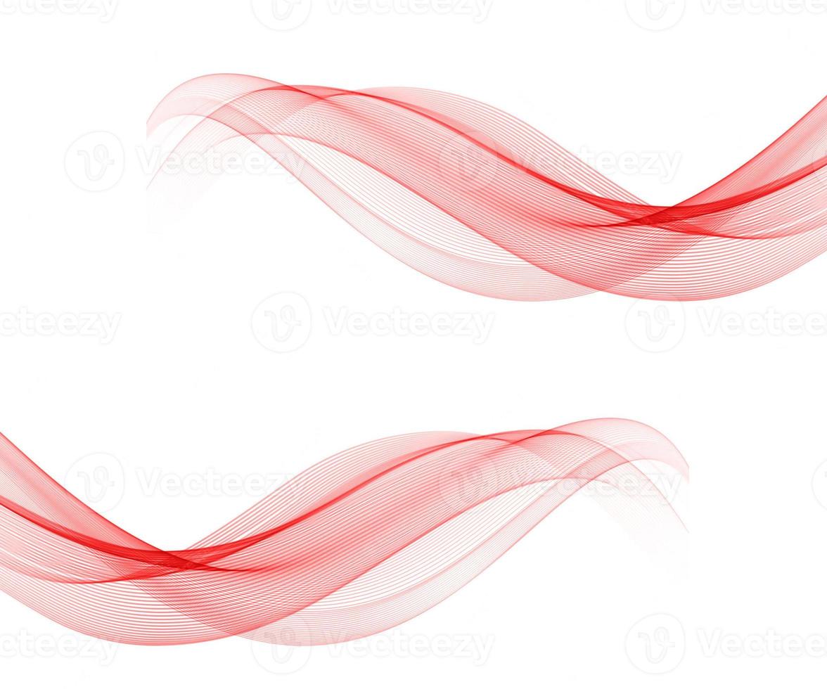 Abstract red and pink background with reddish smooth soft color wave color wavy lines photo