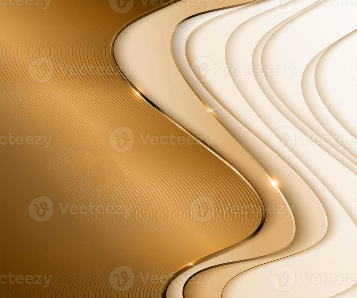 abstract template soft yellow on brown background with lines curved wavy sparkling with copy space for text photo