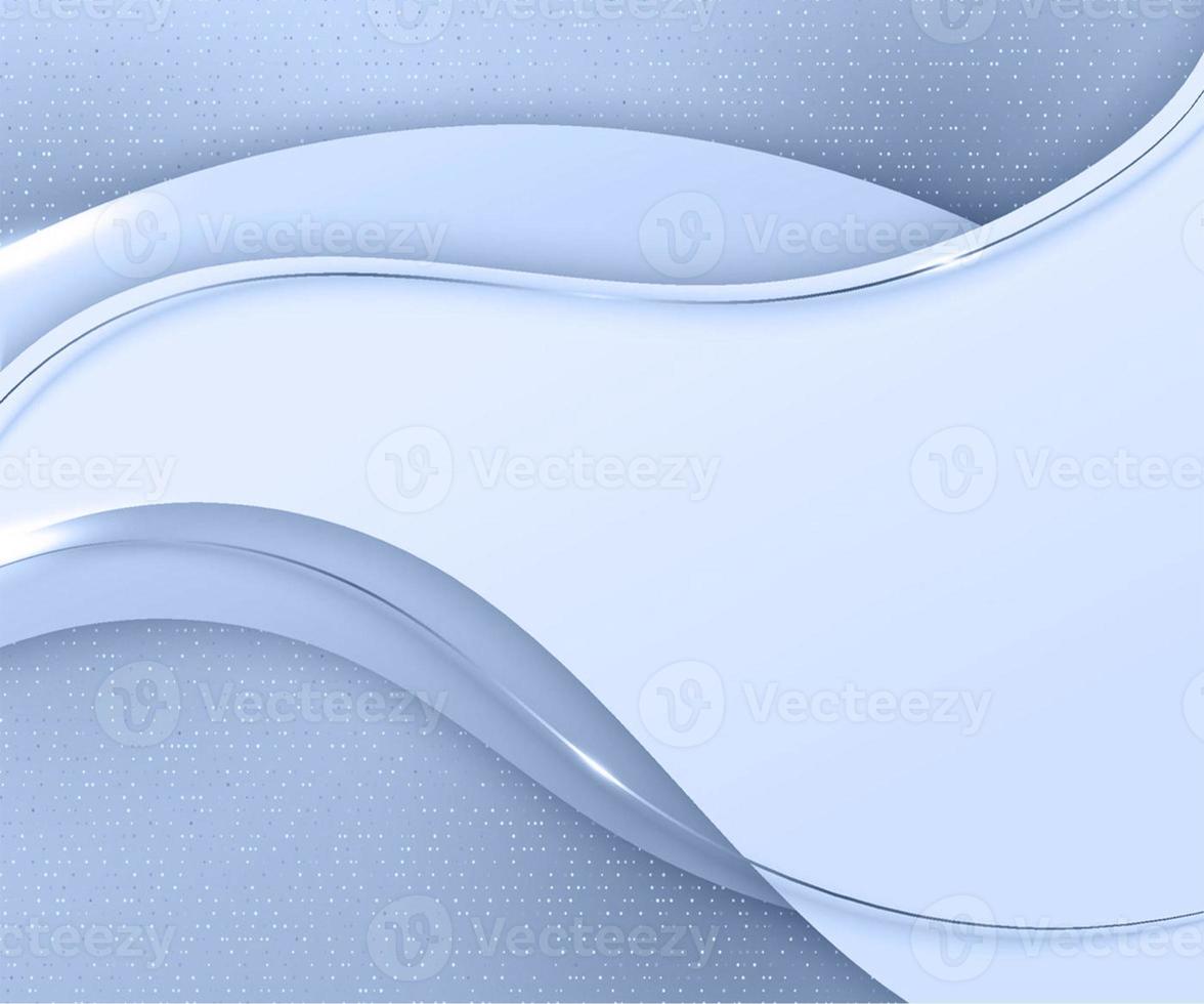 Modern luxury template design white and grey curved shapes and grey glitter line light sparkling on purple background grey and blue and sea blue background colour photo