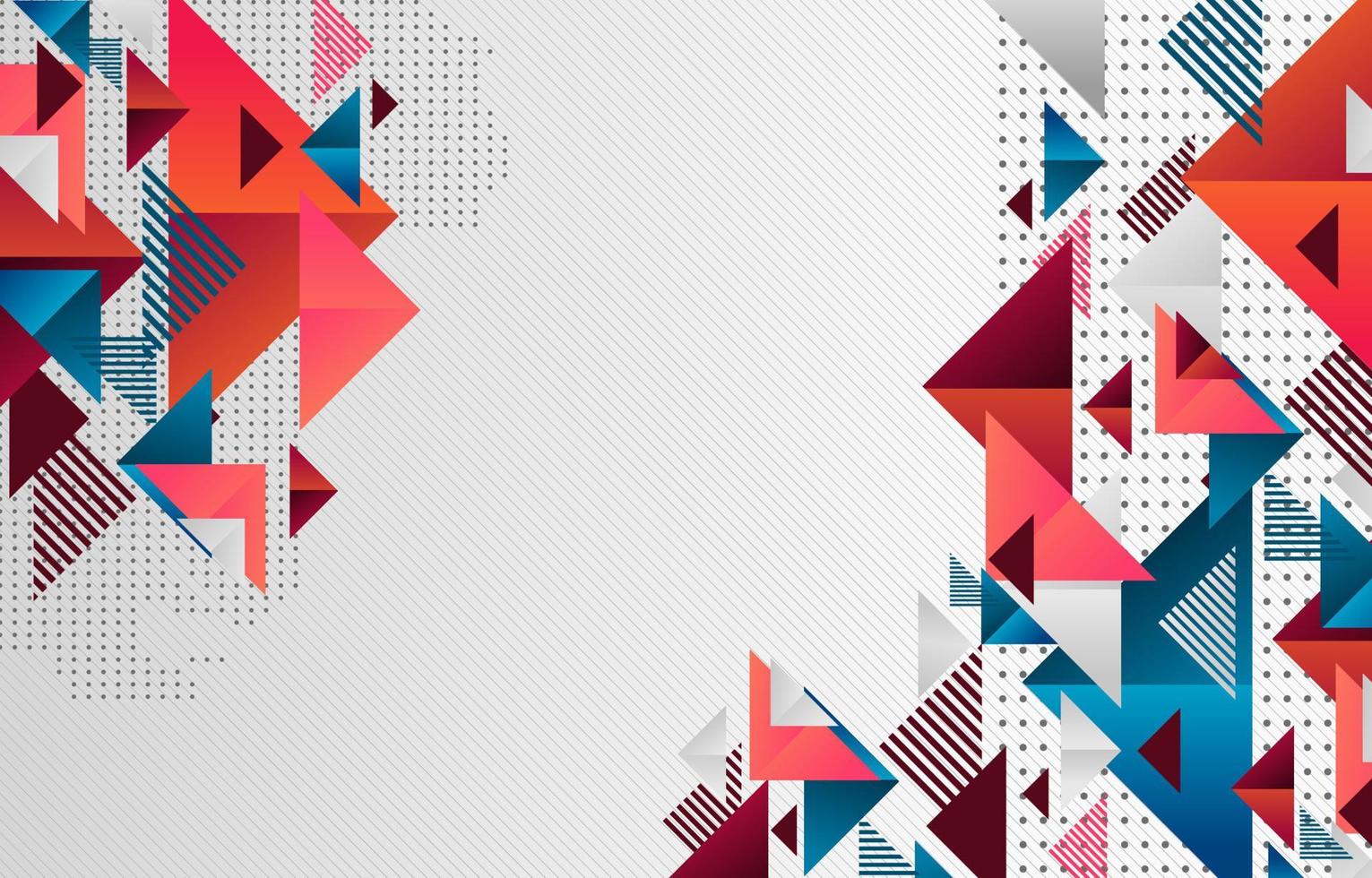 Triangular Background Concept vector