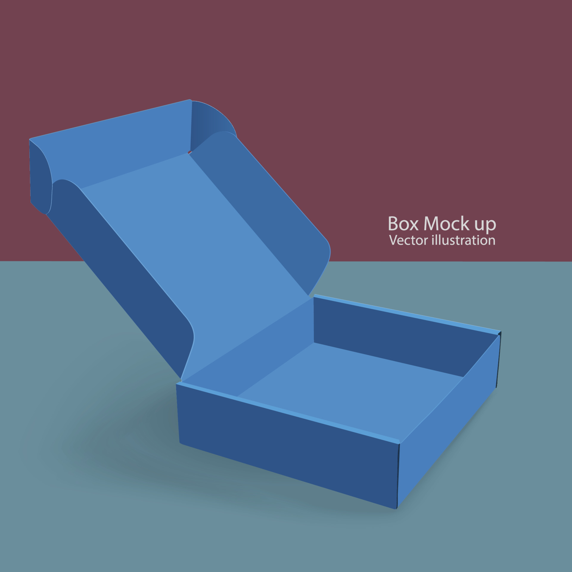 3D Box Mockup vector illustration 18715577 Vector Art at Vecteezy