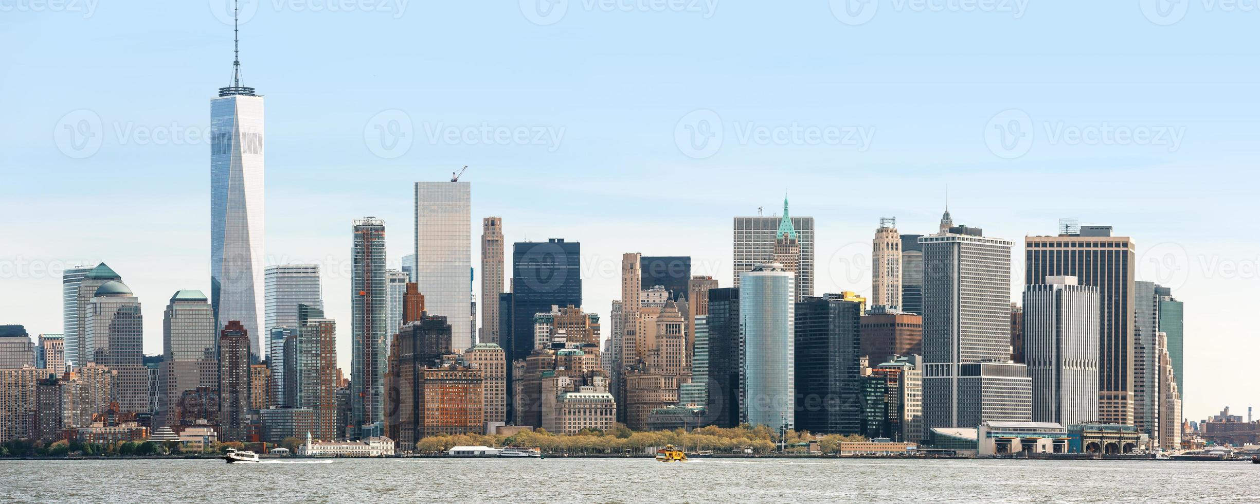 View of Manhattan skyline in NYC photo