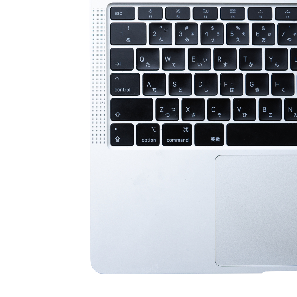 Laptop-Tastatur isoliert für Tech-Design-Element png