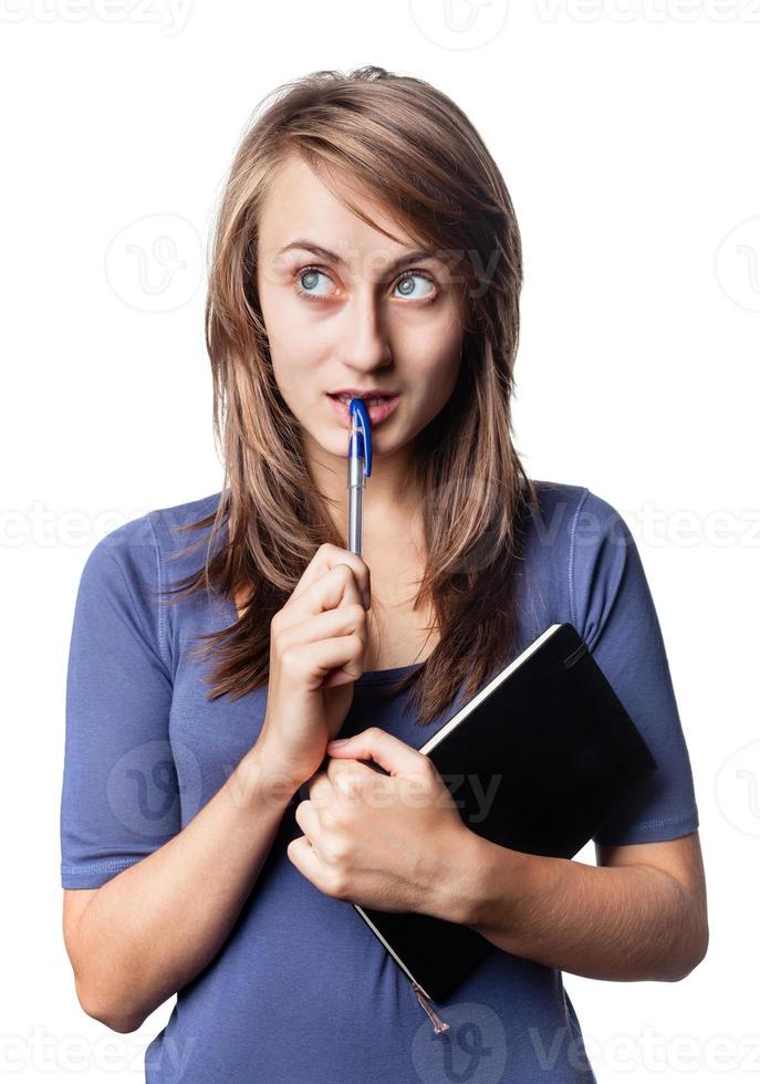 Young woman and Education concept photo