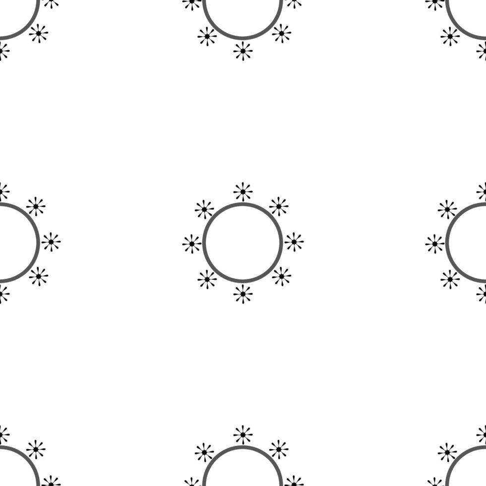 estrellas múltiples negras forman líneas de patrones sin fisuras vector