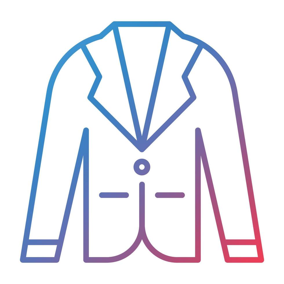 Tuxedo Line Gradient Icon vector