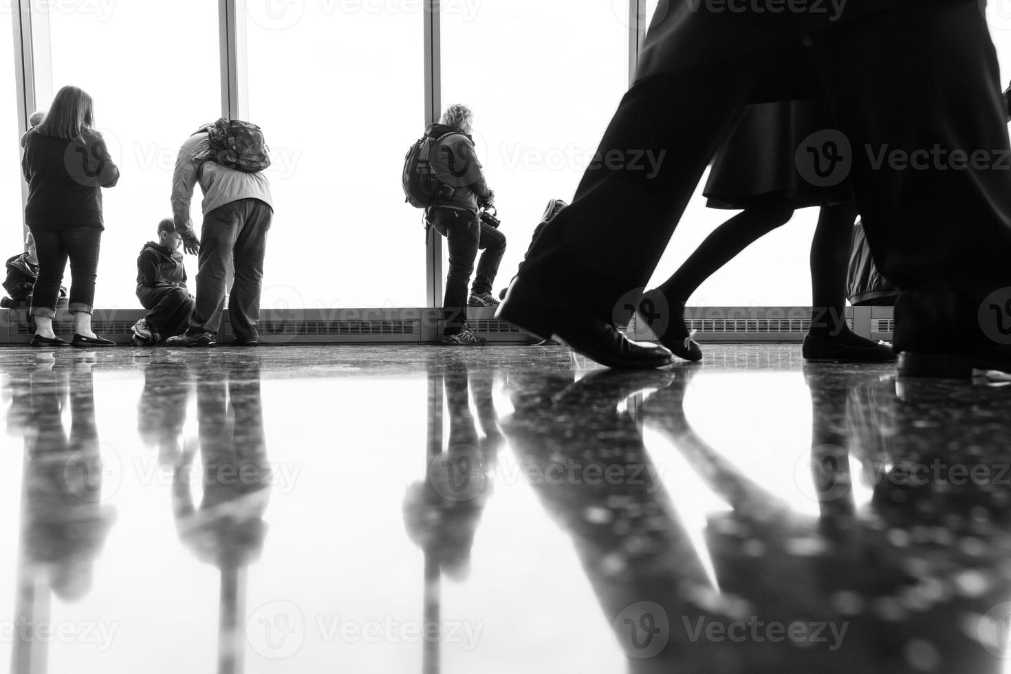 People in One World Observatory in New York City photo