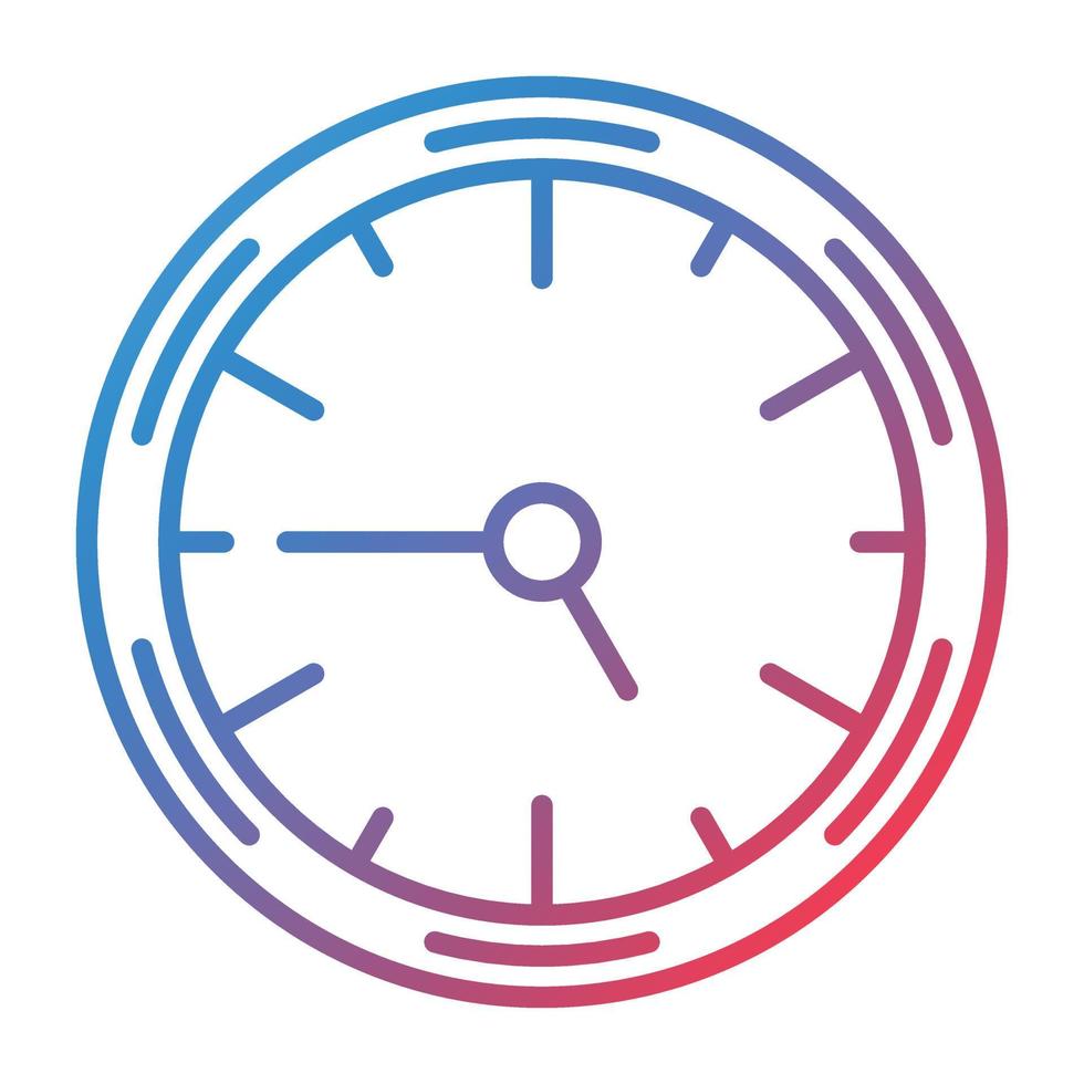 Time Line Gradient Icon vector