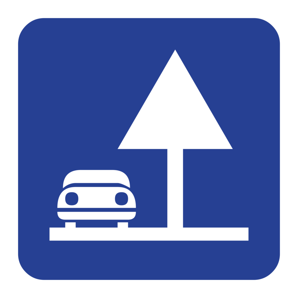 Residential Area Sign on Transparent Background png