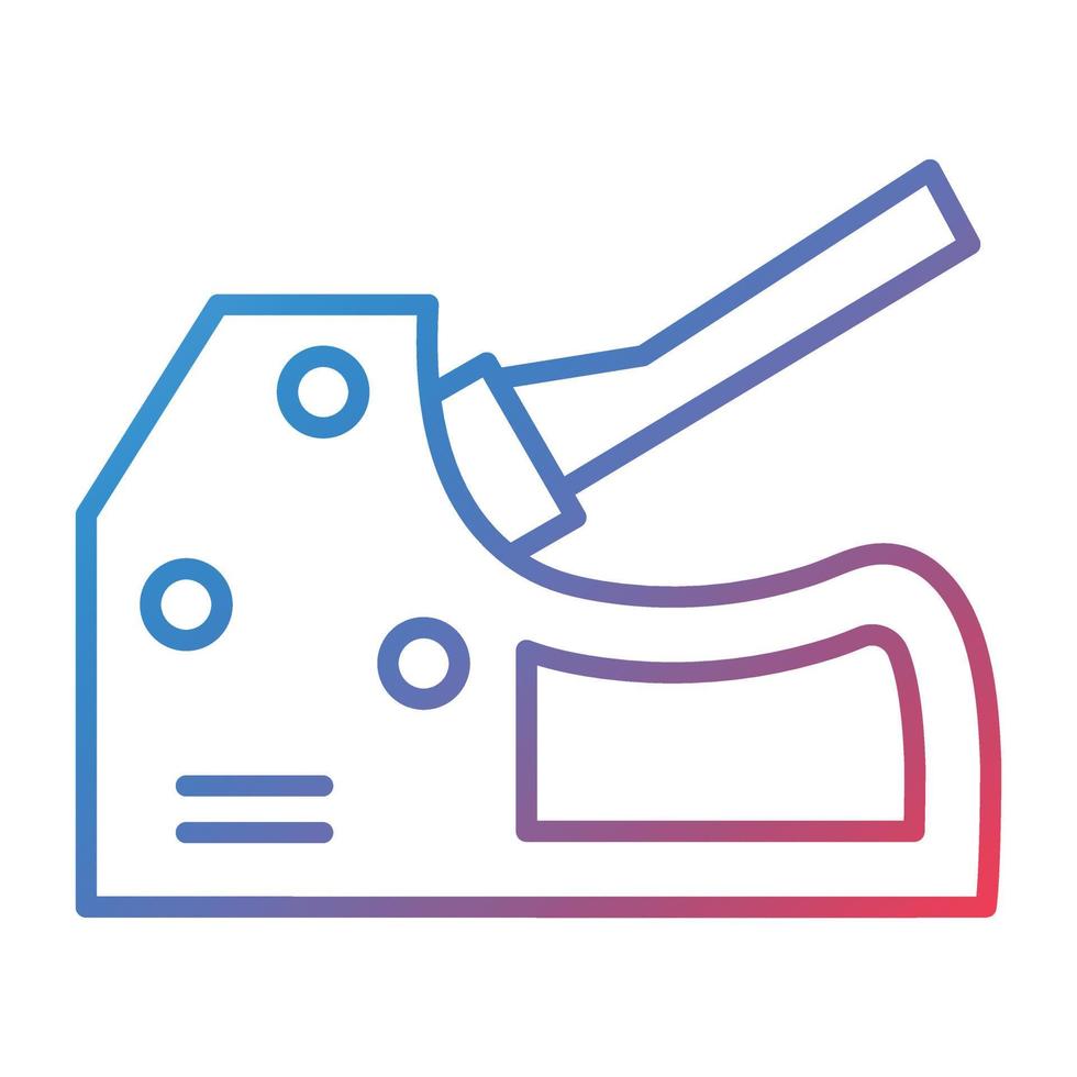 Tacker Line Gradient Icon vector