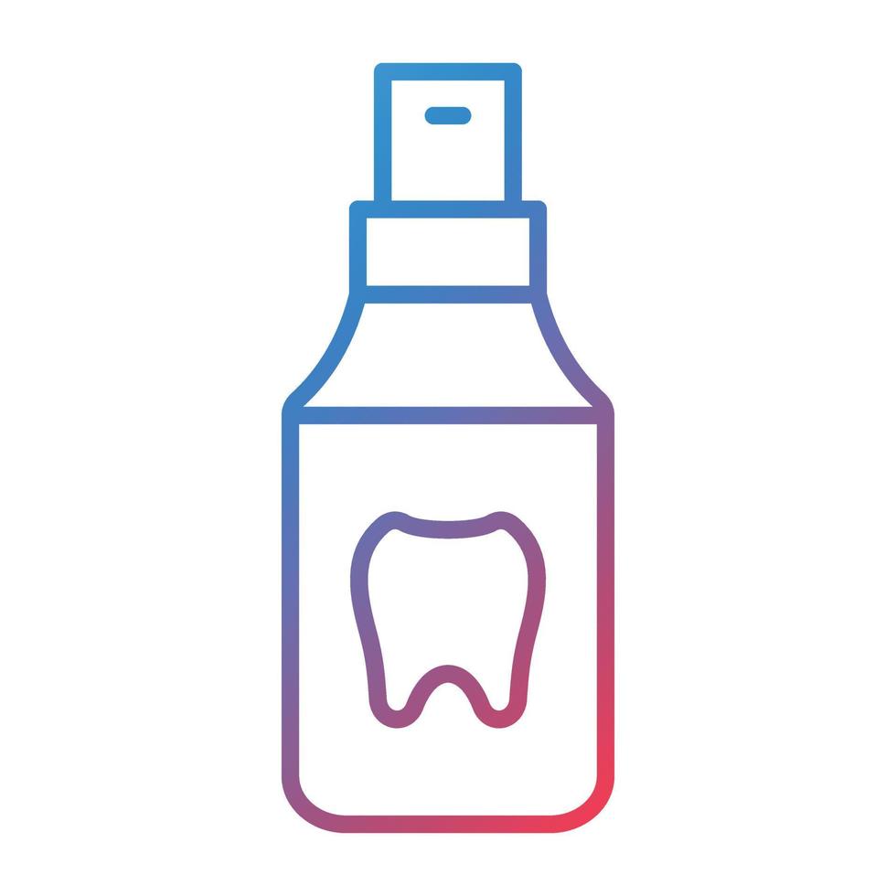 Freshener Line Gradient Icon vector