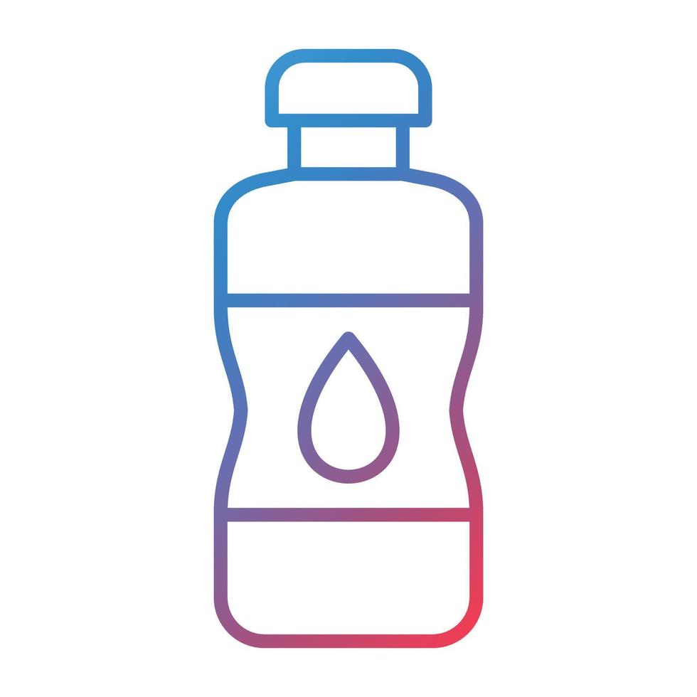 Liquid Dish Washer Line Gradient Icon vector