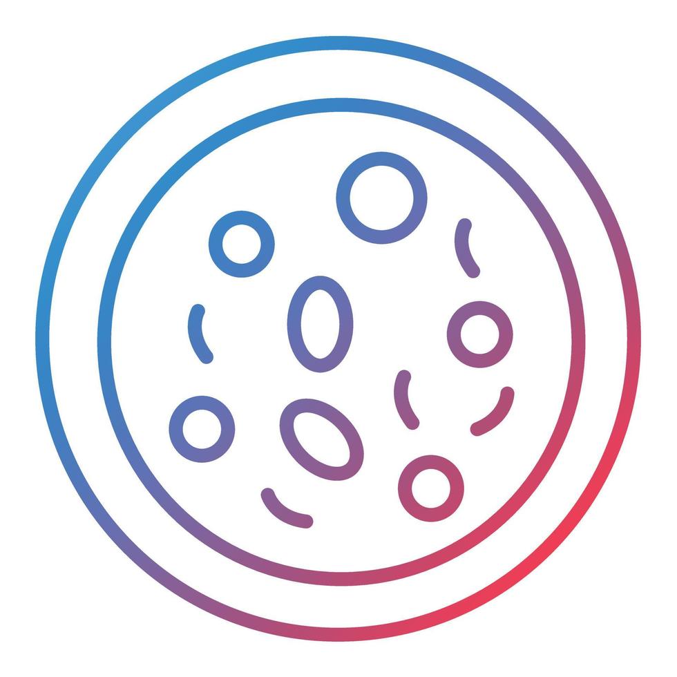 Cells Line Gradient Icon vector