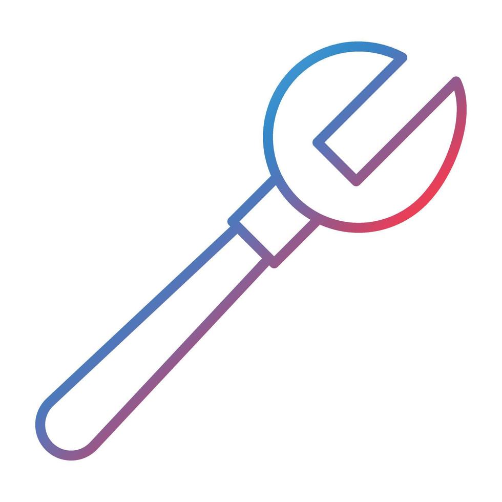 Seam Ripper Line Gradient Icon vector