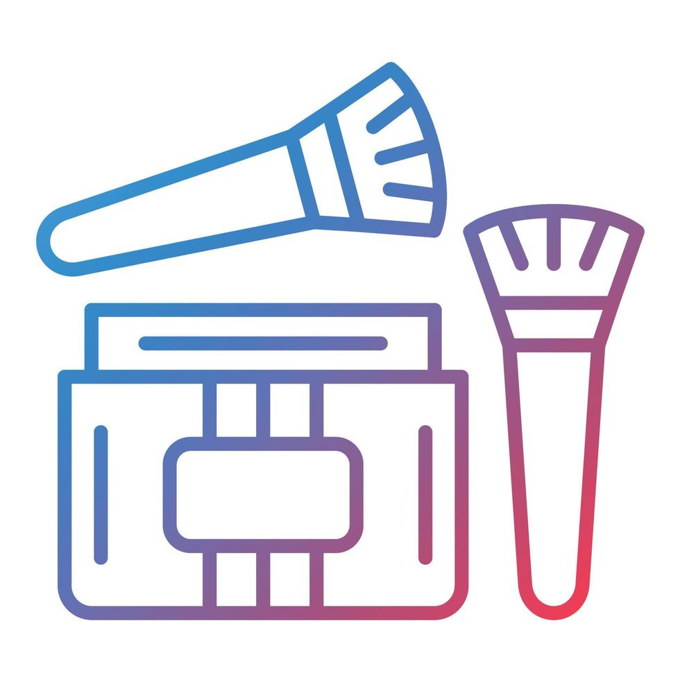 Highlighter Line Gradient Icon vector