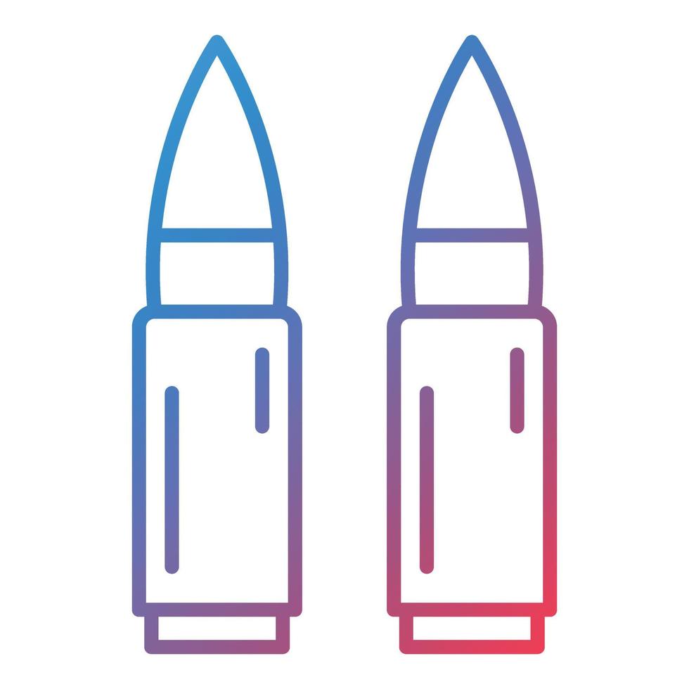 Bullets Line Gradient Icon vector