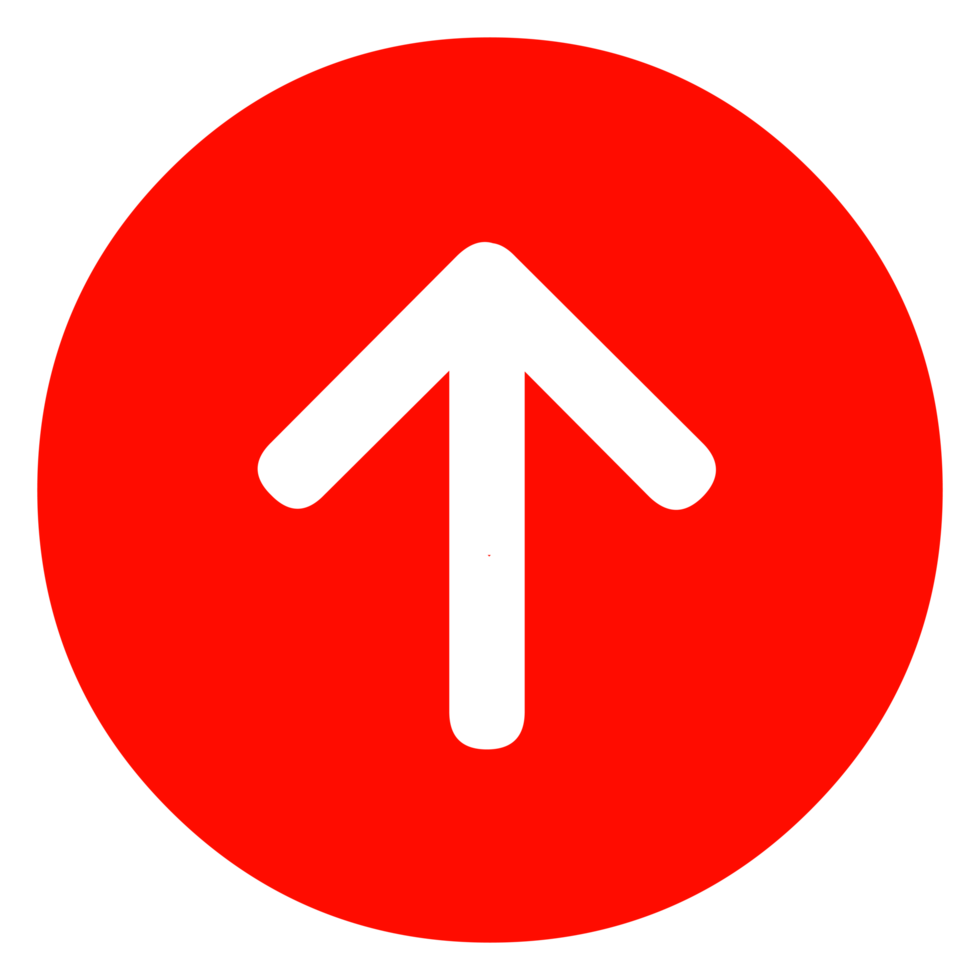 Directional Arrow Sign on Transparent Background png