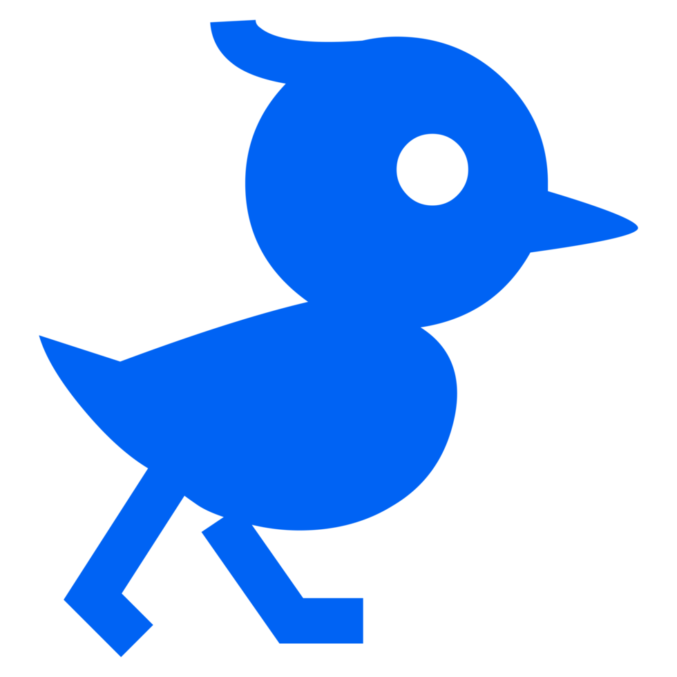 silueta de pájaro sobre fondo transparente png