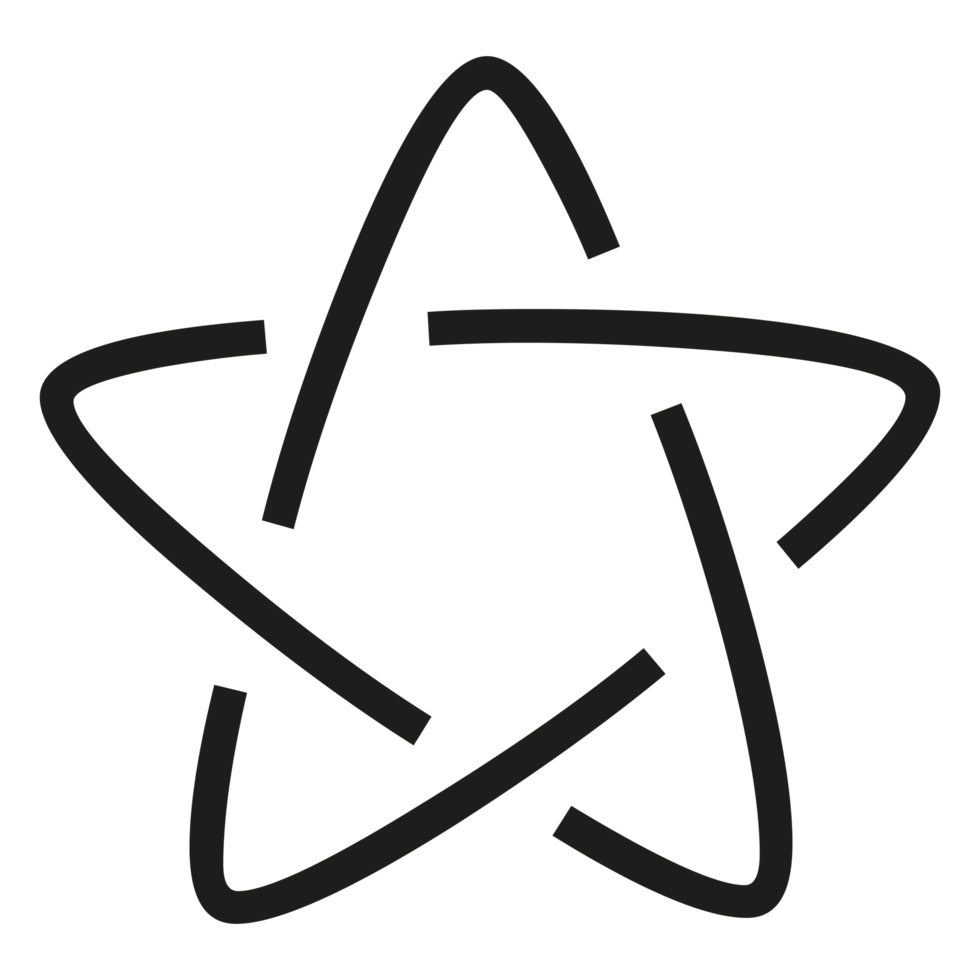 Hand drawn star shape outline on Transparent Background 18719253 PNG