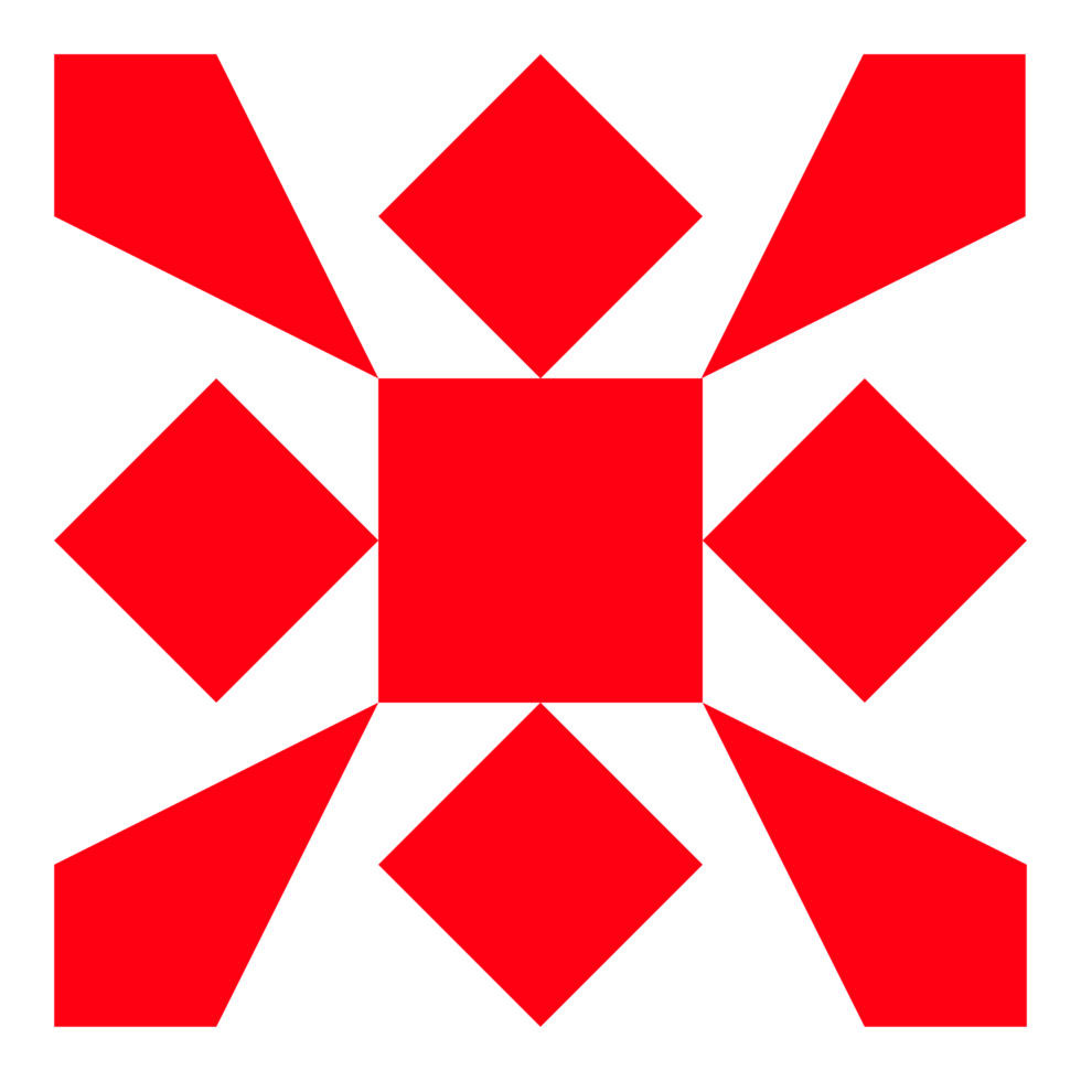 Abstract geometric element shape on Transparent Background png