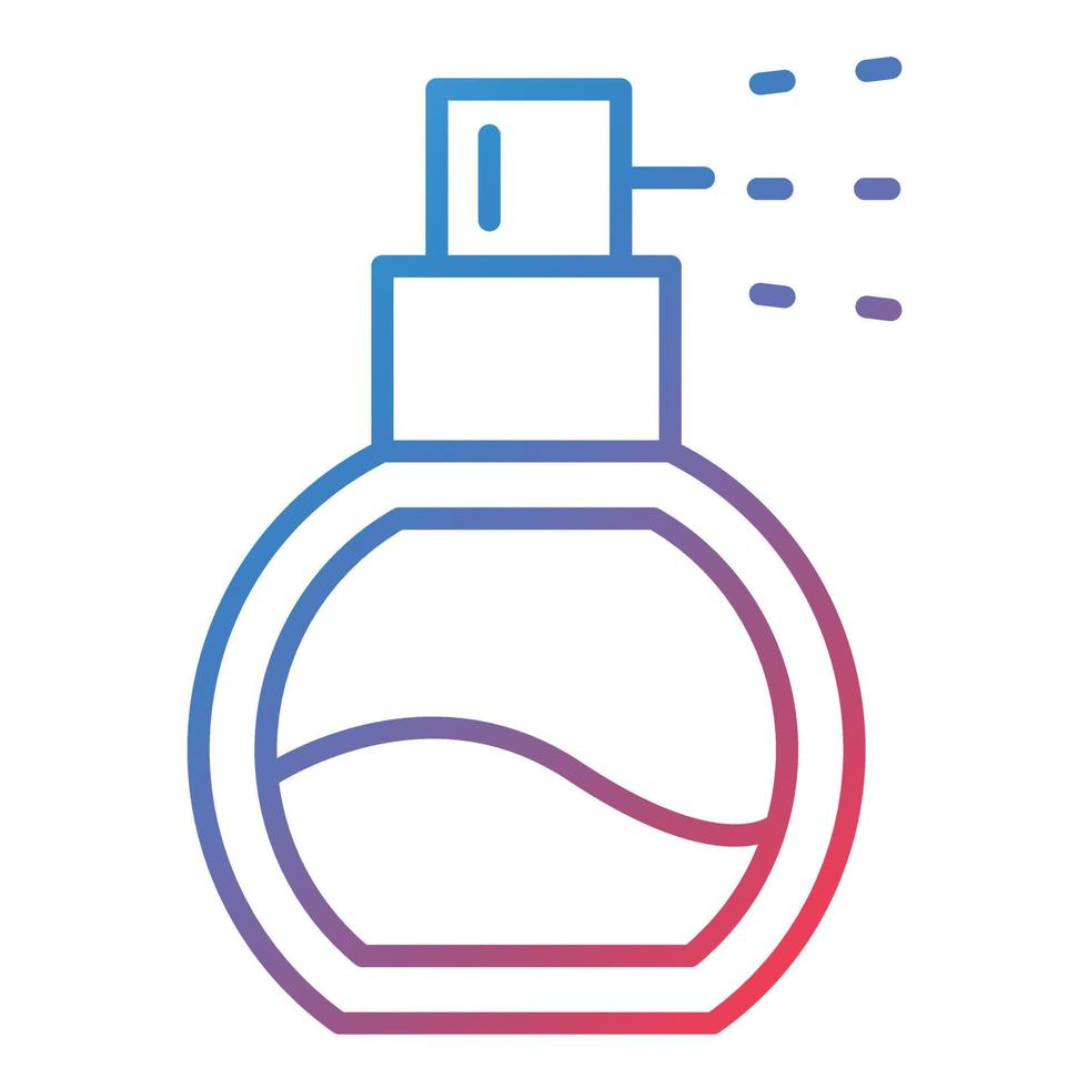 Perfume Line Gradient Icon vector