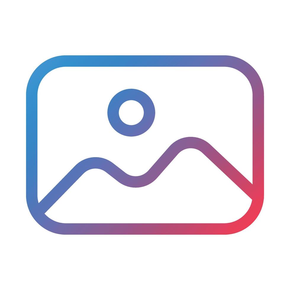Image Line Gradient Icon 18719490 Vector Art at Vecteezy
