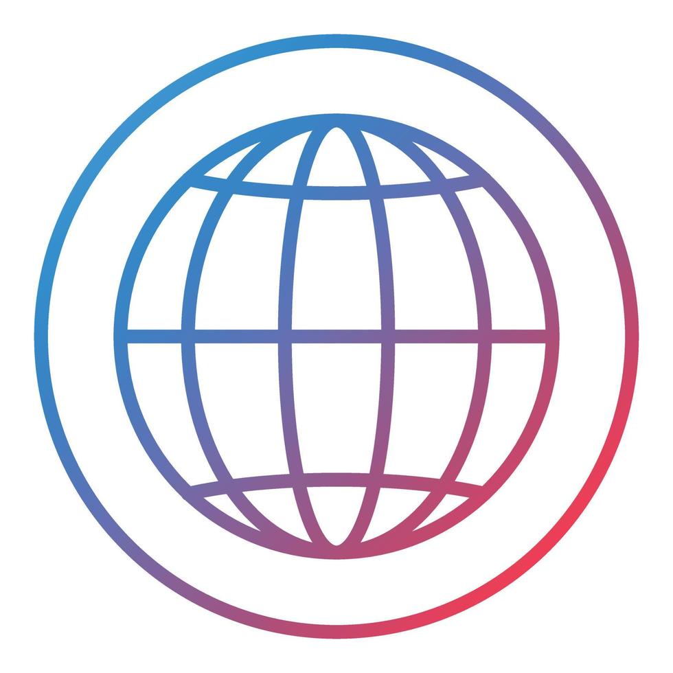 Space Atmosphere Line Gradient Icon vector