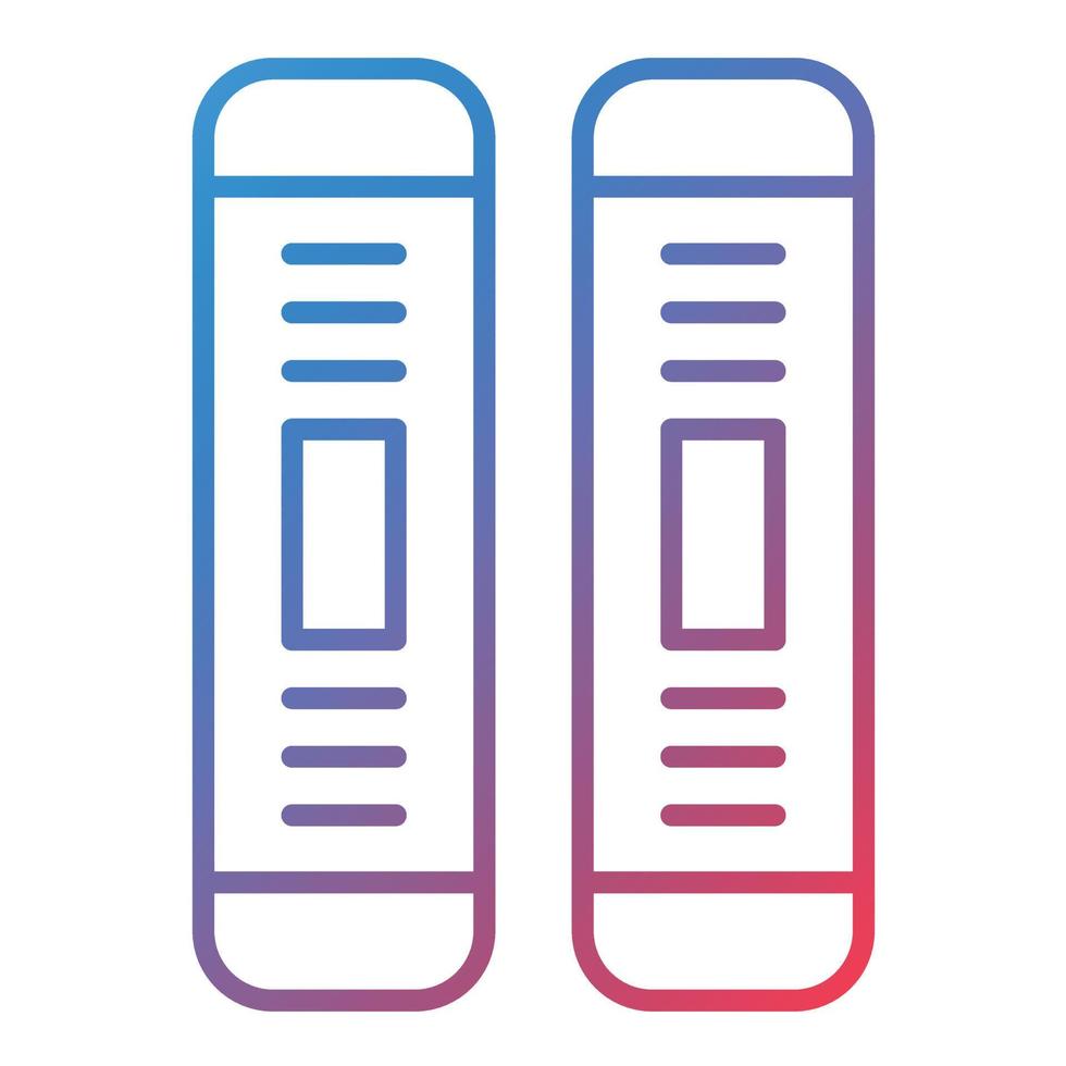 Files Line Gradient Icon vector