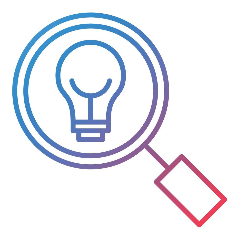 Discovery Line Gradient Icon vector