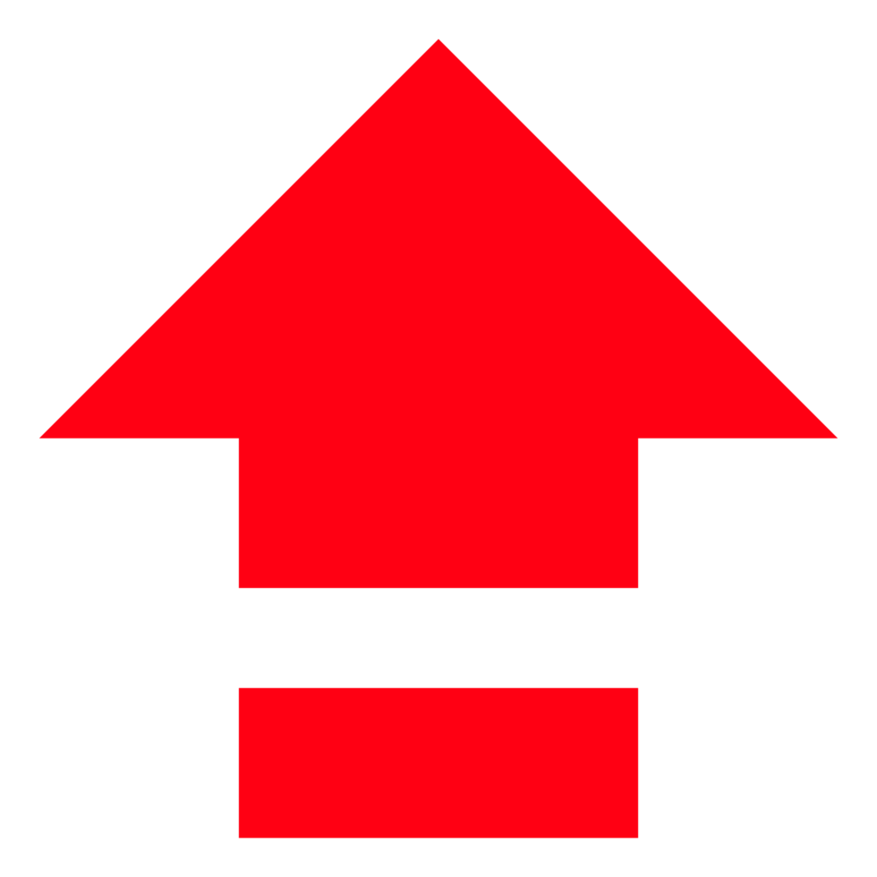 Directional Arrow Sign on Transparent Background png