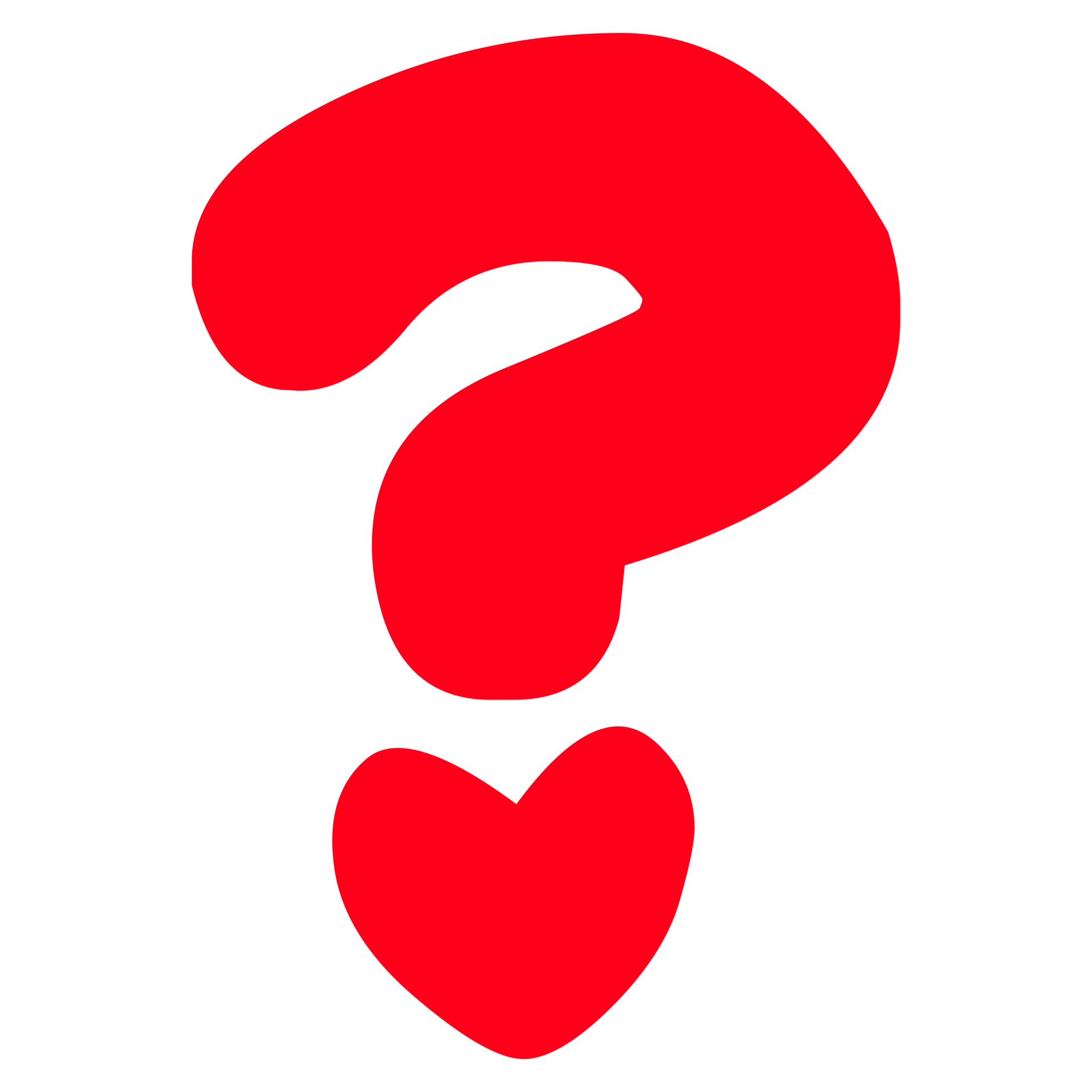 Free Heart shape question mark on Transparent Background 18720988 PNG with Transparent  Background