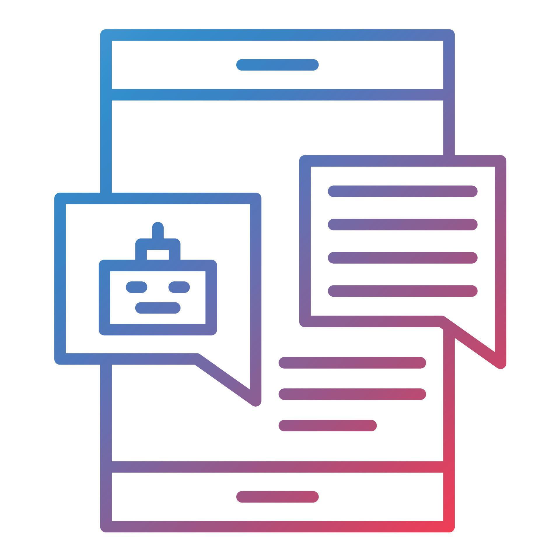 Auto Reply Line Gradient Icon 18721841 Vector Art at Vecteezy