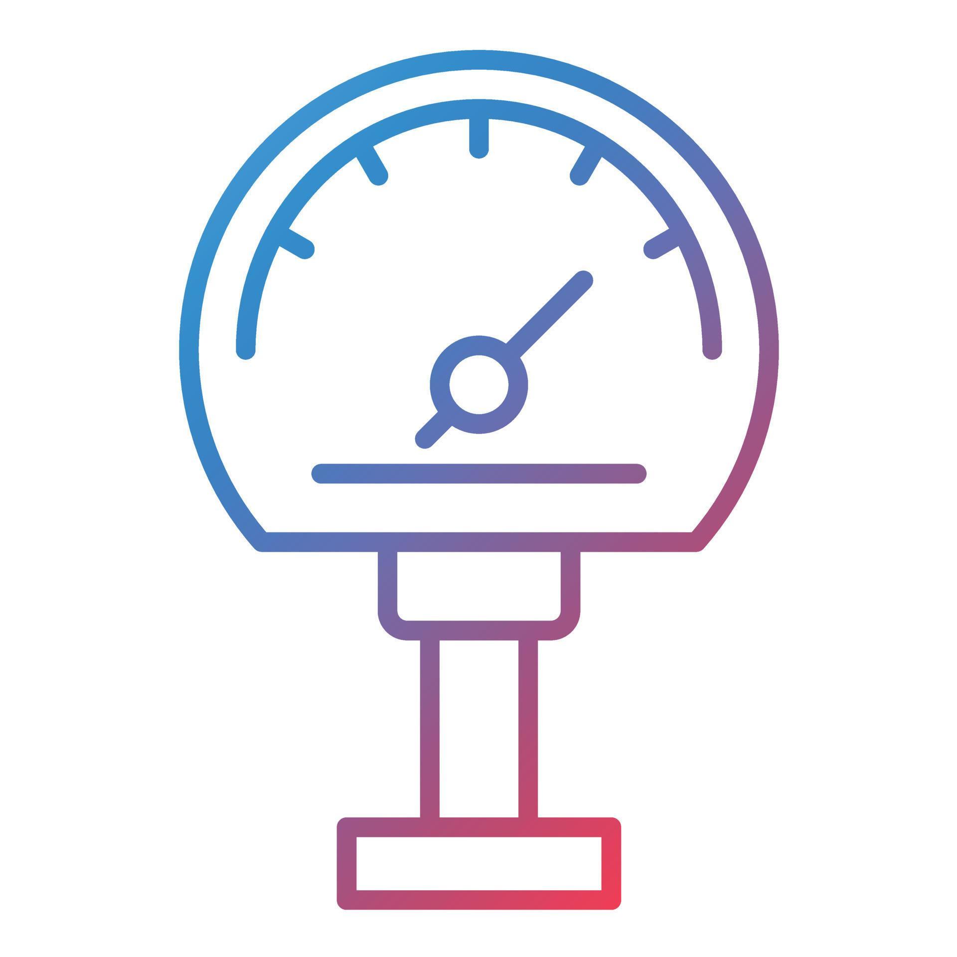 Gauge Line Gradient Icon 18721973 Vector Art at Vecteezy
