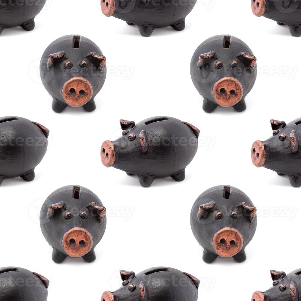 piggy bank seamless background photo