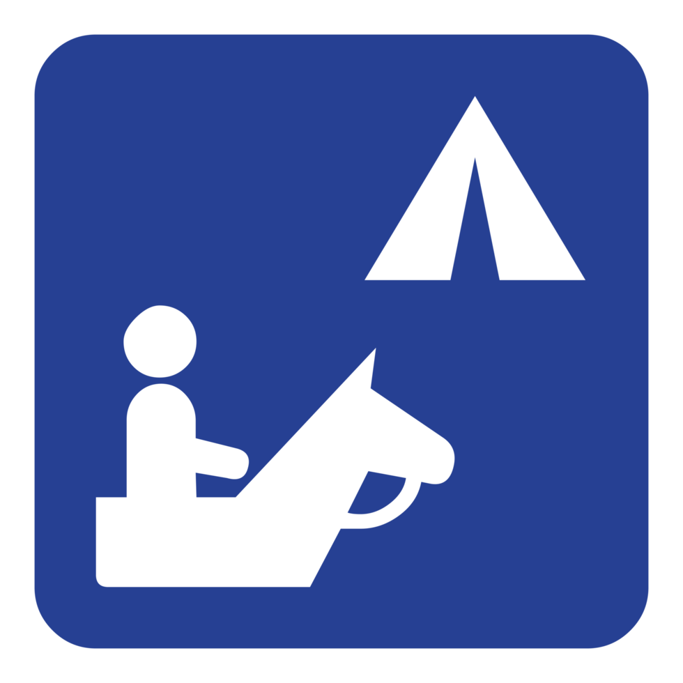 signe de course de chevaux sur fond transparent png