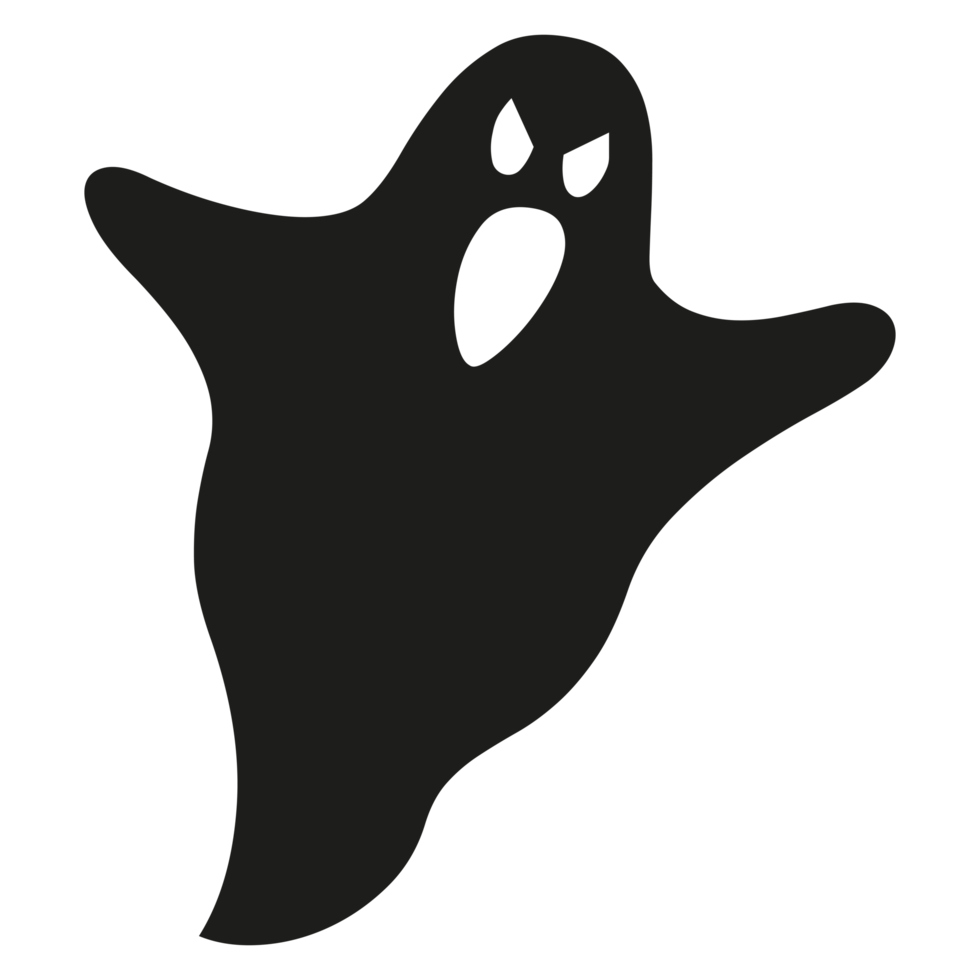 piatto stile fantasma costume su trasparente sfondo png