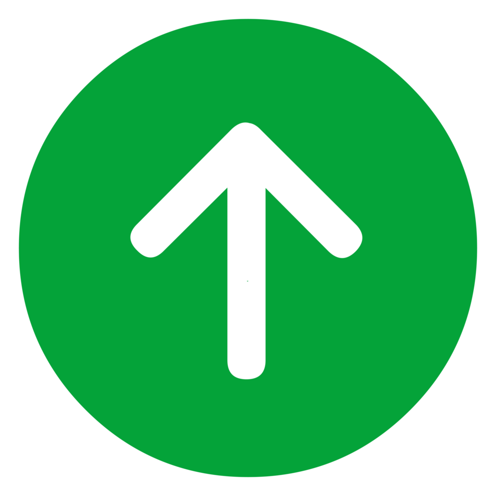 Directional Arrow Sign on Transparent Background png