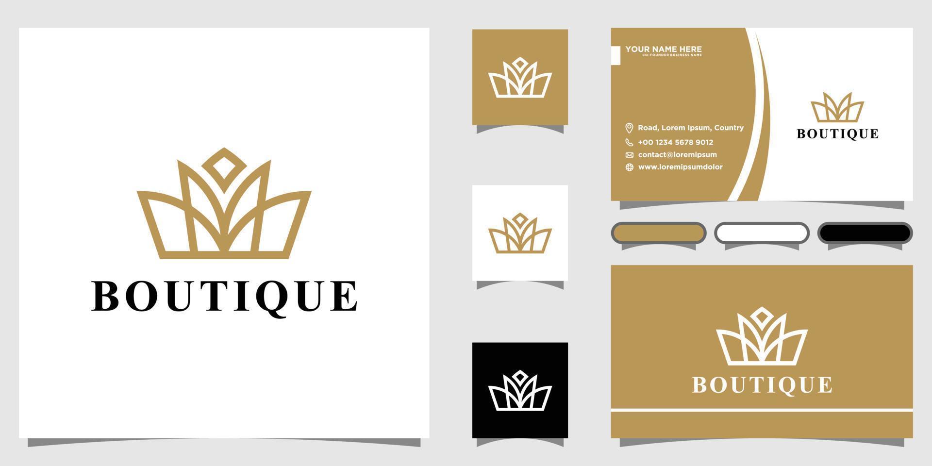 Vector graphic of Beauty or Fashion and business card design template