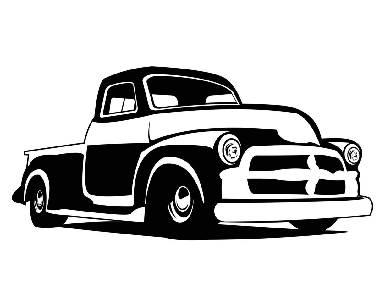 3100 truck logo silhouette. truck design premium vector. best for the trucking industry. available in eps 10. vector