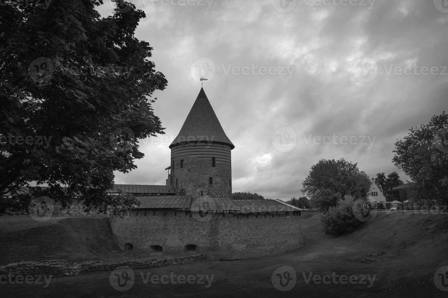 Old medieval castle in Kaunas photo